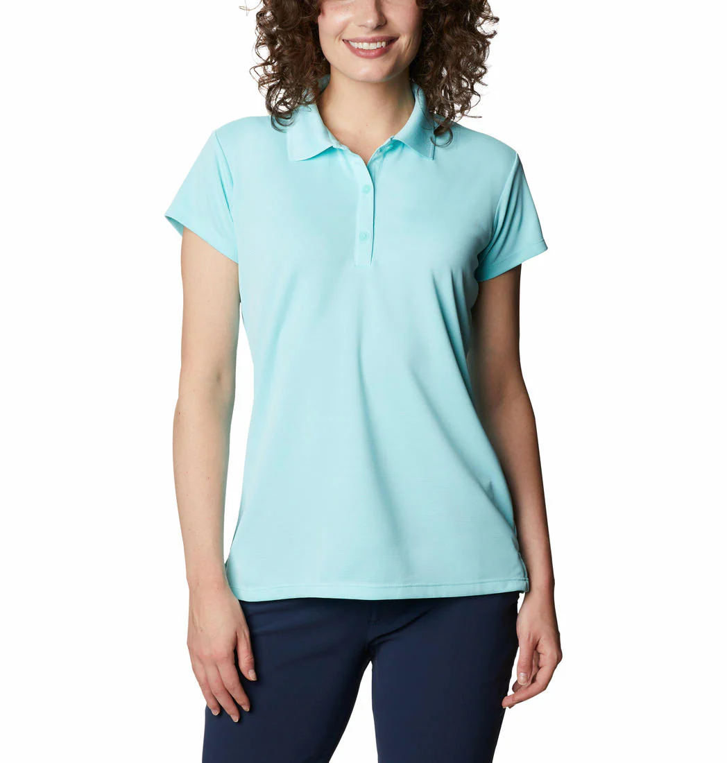 Columbia Women Blue Innisfree SS Polo (Sun Protection) - Image 4
