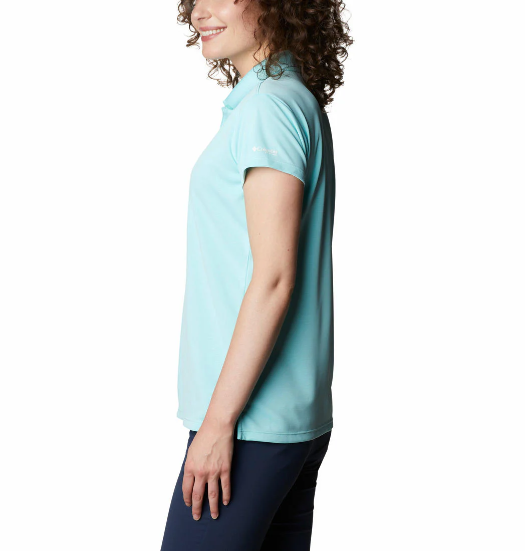 Columbia Women Blue Innisfree SS Polo (Sun Protection) - Image 5