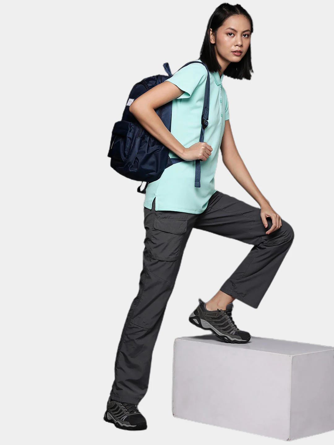 Columbia Women Blue Innisfree SS Polo (Sun Protection) - Image 7