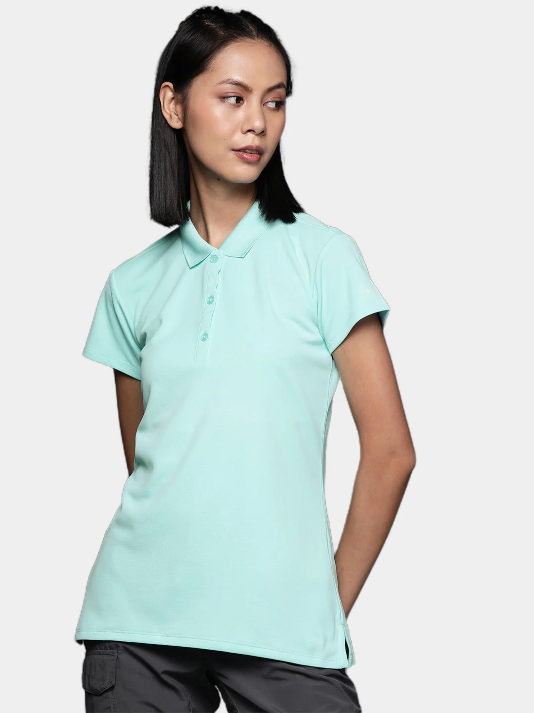Columbia Women Blue Innisfree SS Polo (Sun Protection) - Image 8