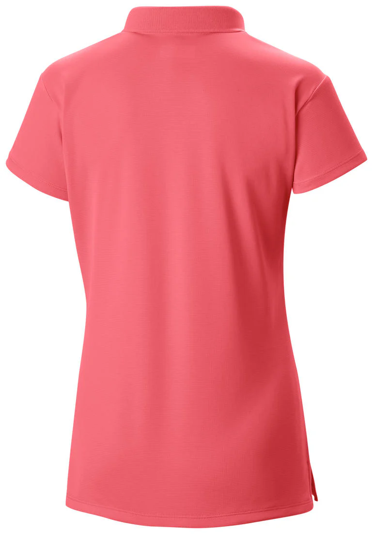 Columbia Women Red Innisfree SS Polo (Sun Protection) - Image 2