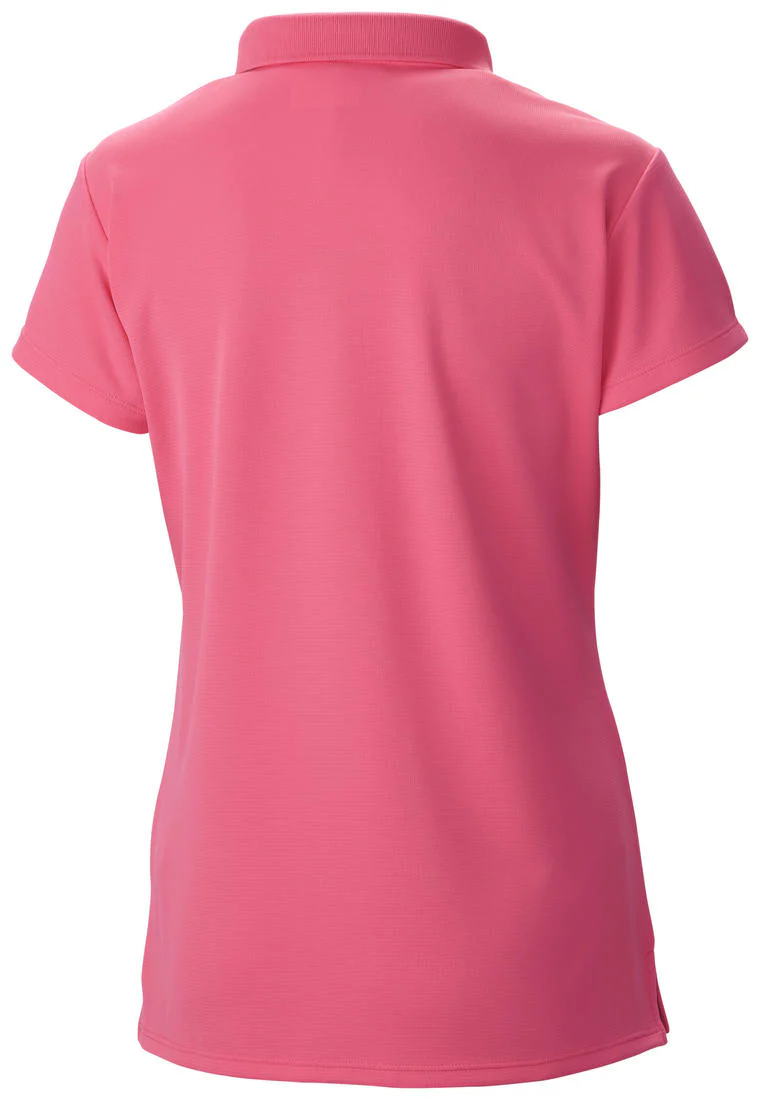 Columbia Women Red Innisfree SS Polo (Sun Protection) - Image 2
