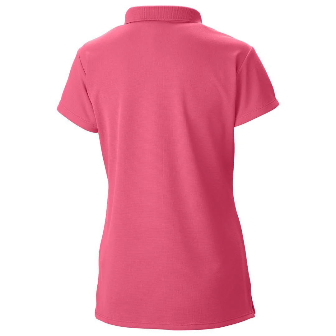 Columbia Women Red Innisfree SS Polo (Sun Protection) - Image 2