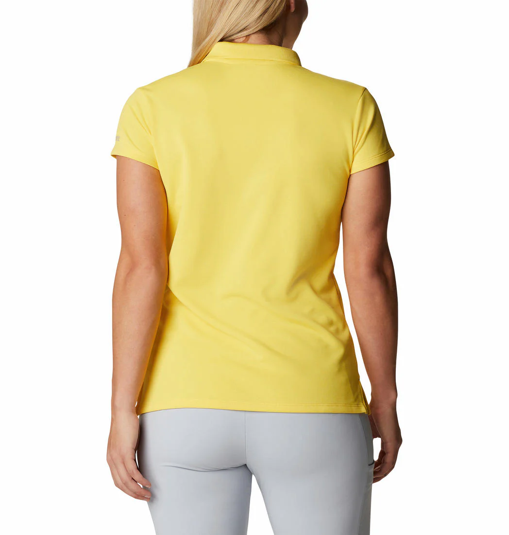 Columbia Women Yellow Innisfree SS Polo (Sun Protection) - Image 5