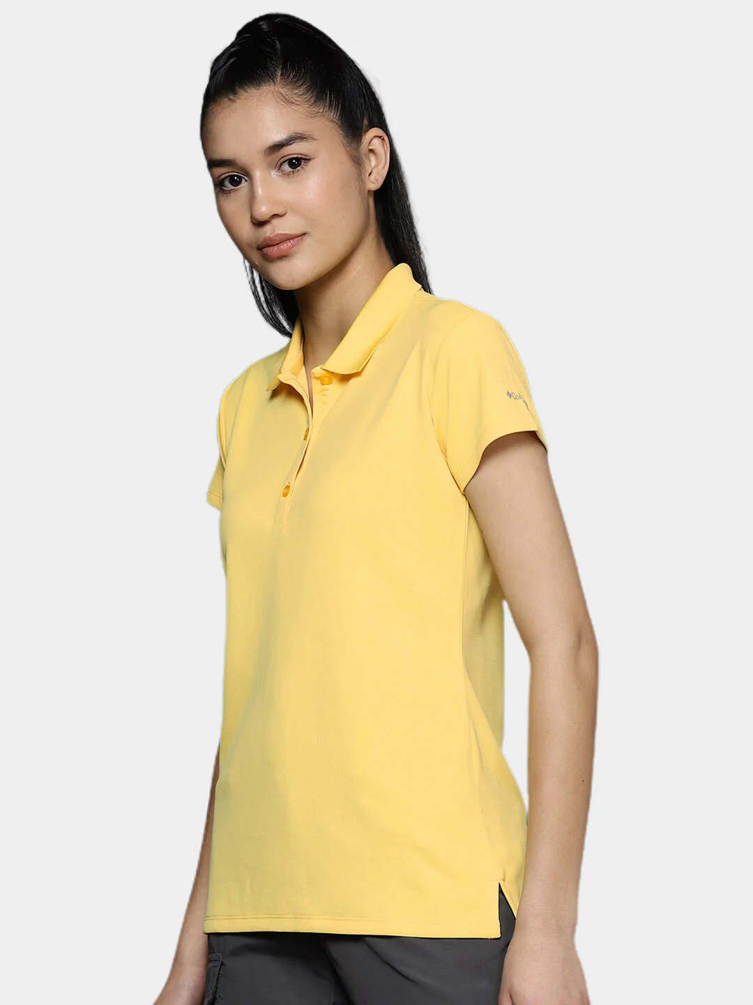 Columbia Women Yellow Innisfree SS Polo (Sun Protection) - Image 8