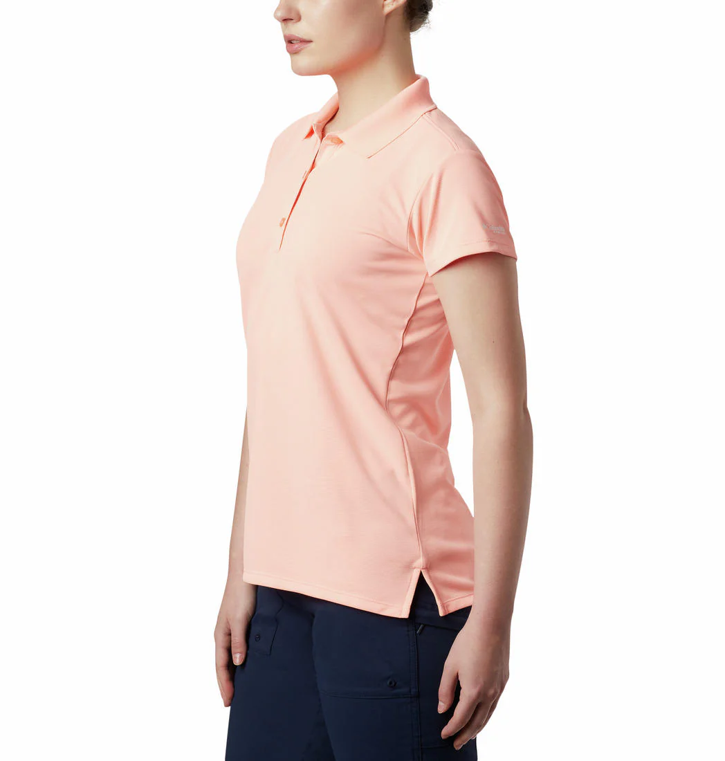 Columbia Women Peach Innisfree SS Polo (Sun Protection) - Image 4