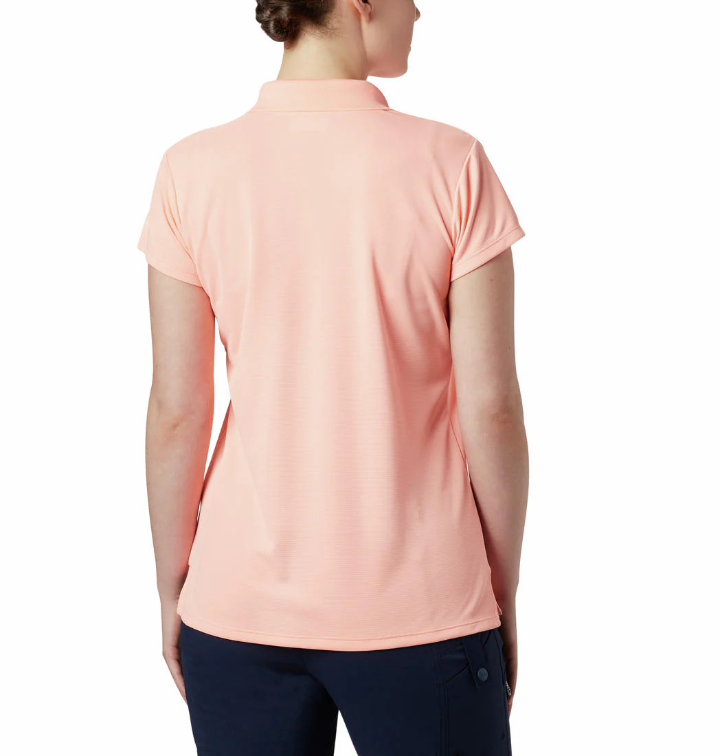 Columbia Women Peach Innisfree SS Polo (Sun Protection) - Image 5