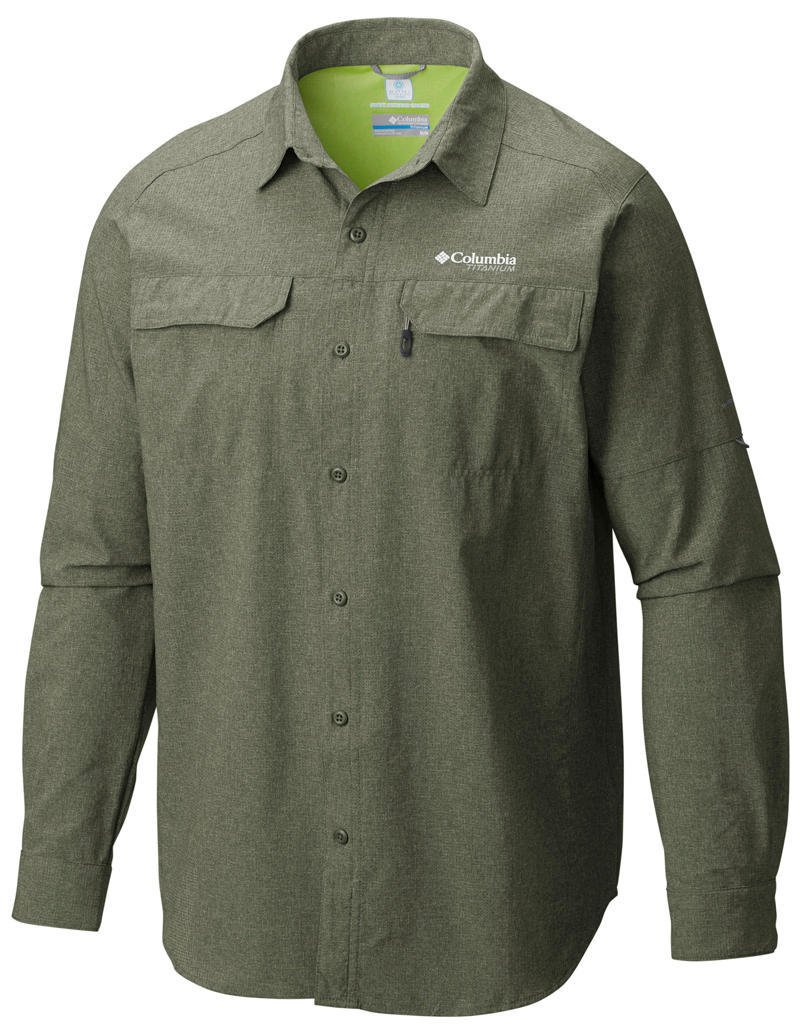 Columbia Men Green Irico Mens Long Sleeve Shirt - Image 3
