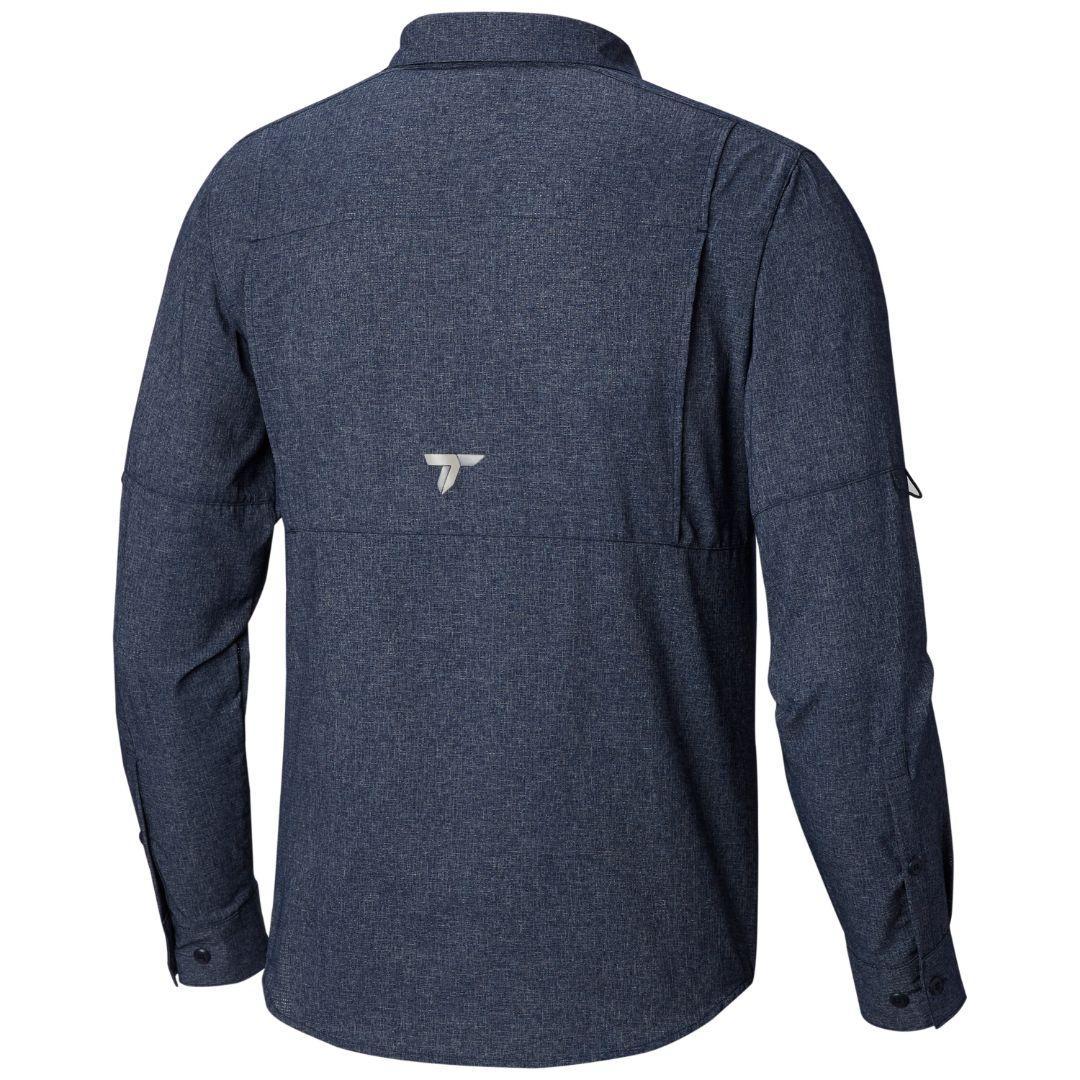 Columbia Men Blue Irico Mens Long Sleeve Shirt - Image 4