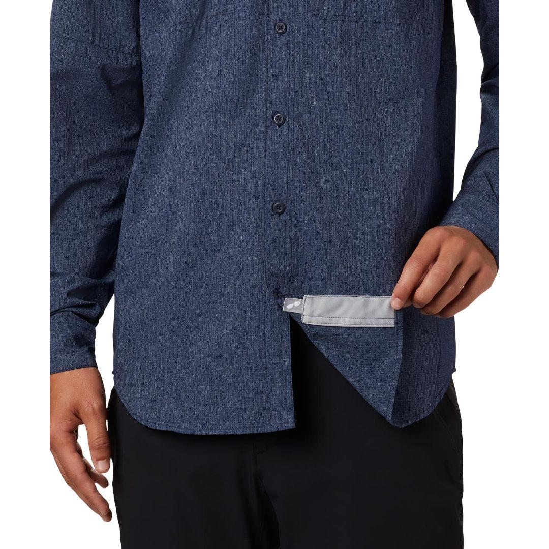 Columbia Men Blue Irico Mens Long Sleeve Shirt - Image 2