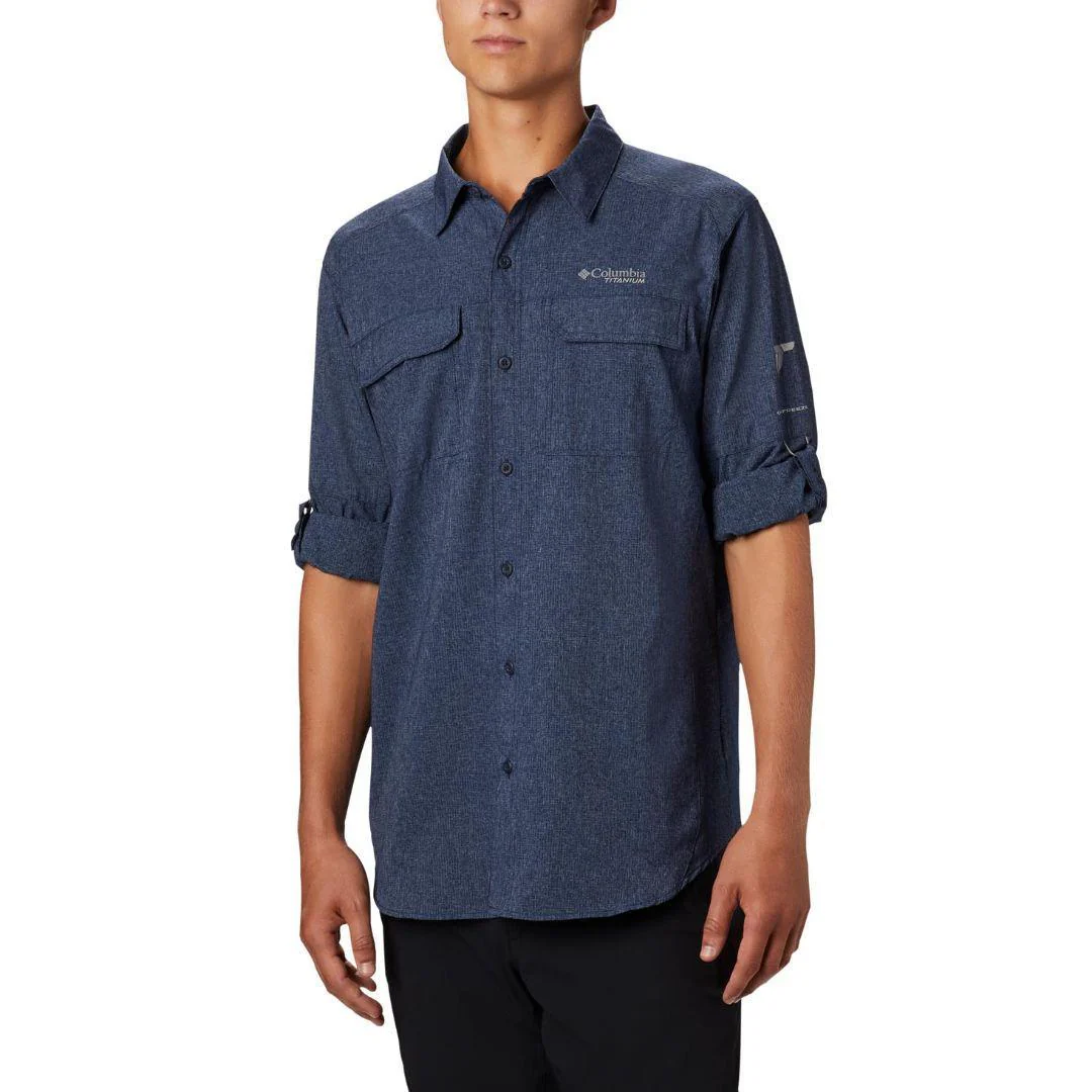 Columbia Men Blue Irico Mens Long Sleeve Shirt - Image 7