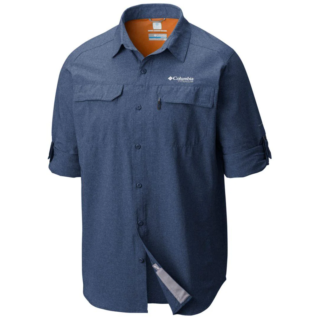 Columbia Men Blue Irico Mens Long Sleeve Shirt - Image 2