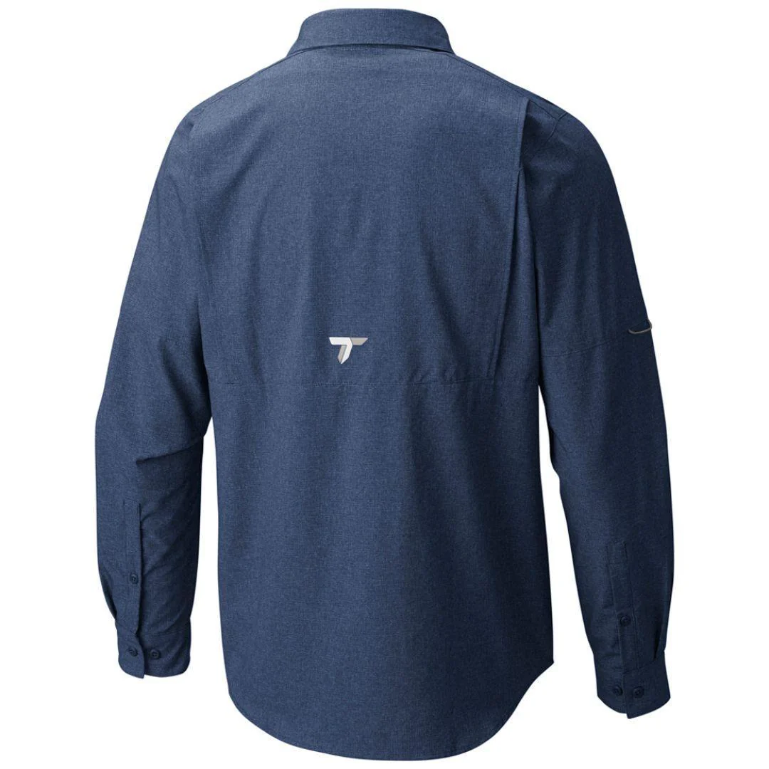Columbia Men Blue Irico Mens Long Sleeve Shirt - Image 4