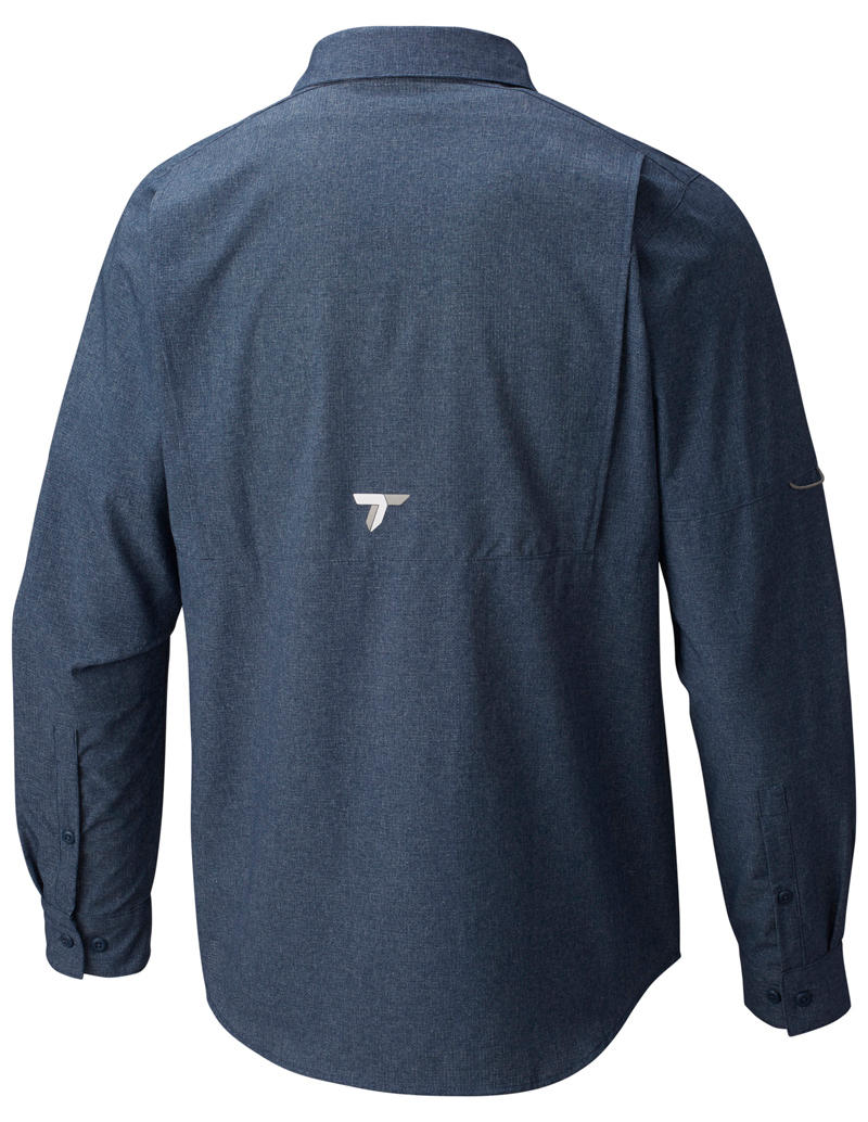 Columbia Men Blue Irico Mens Long Sleeve Shirt - Image 2
