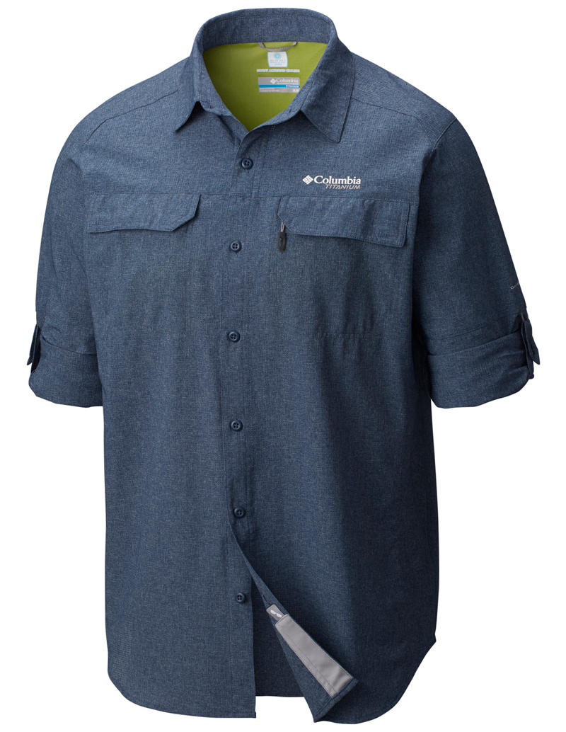 Columbia Men Blue Irico Mens Long Sleeve Shirt - Image 3