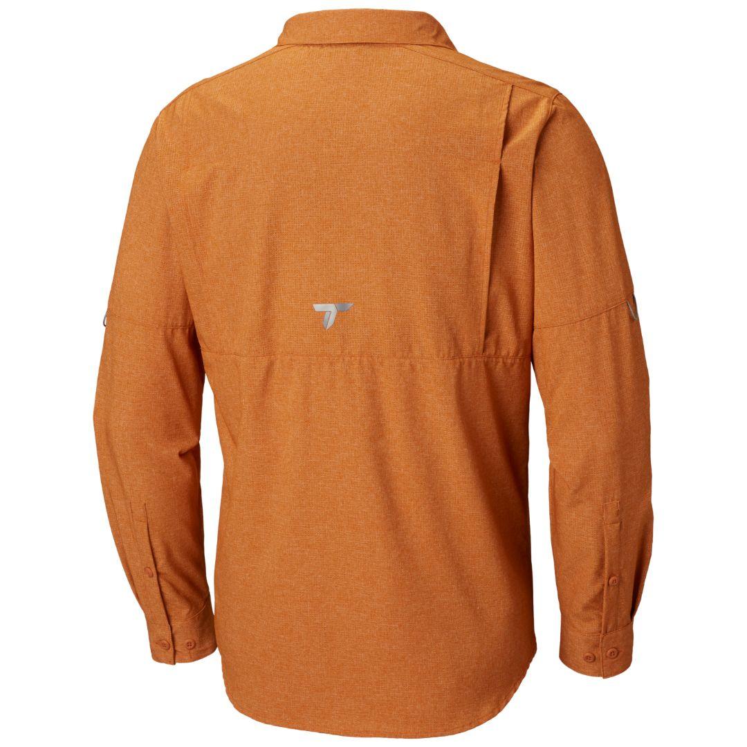 Columbia Men Orange Irico Mens Long Sleeve Shirt - Image 4
