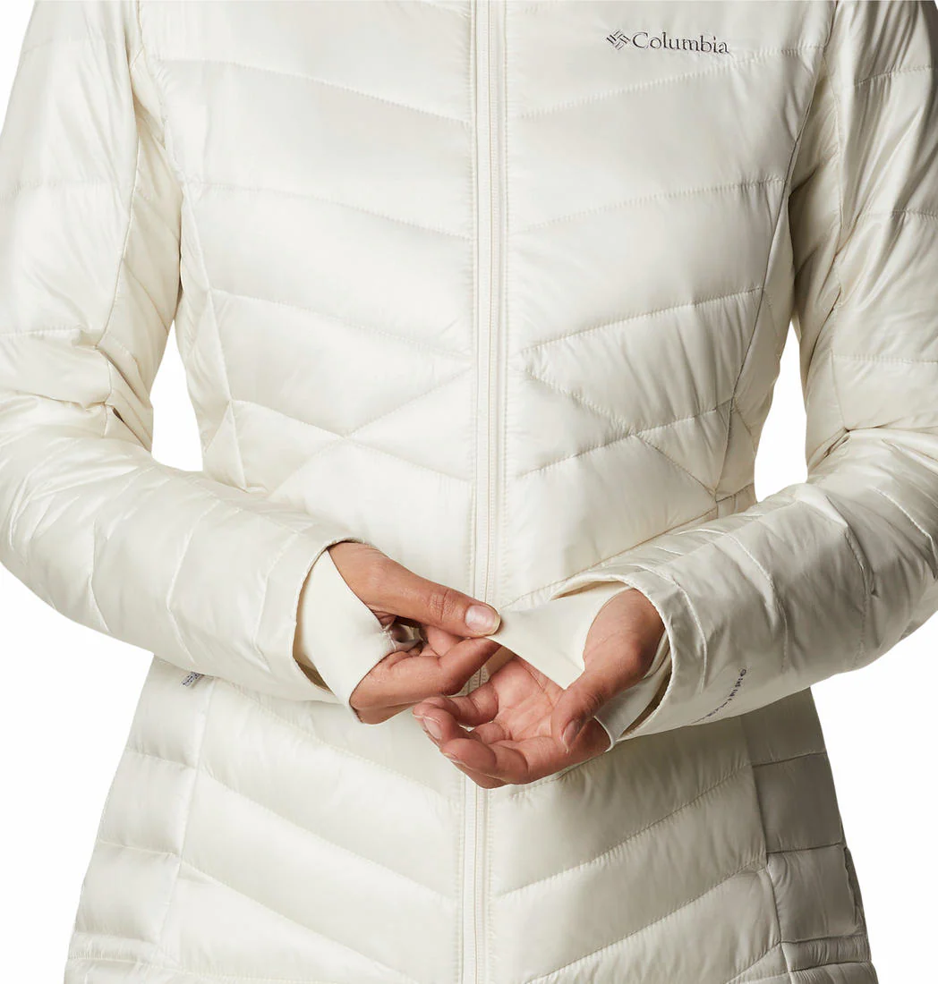 Columbia Women White Joy Peak Hooded Jacket - Image 5