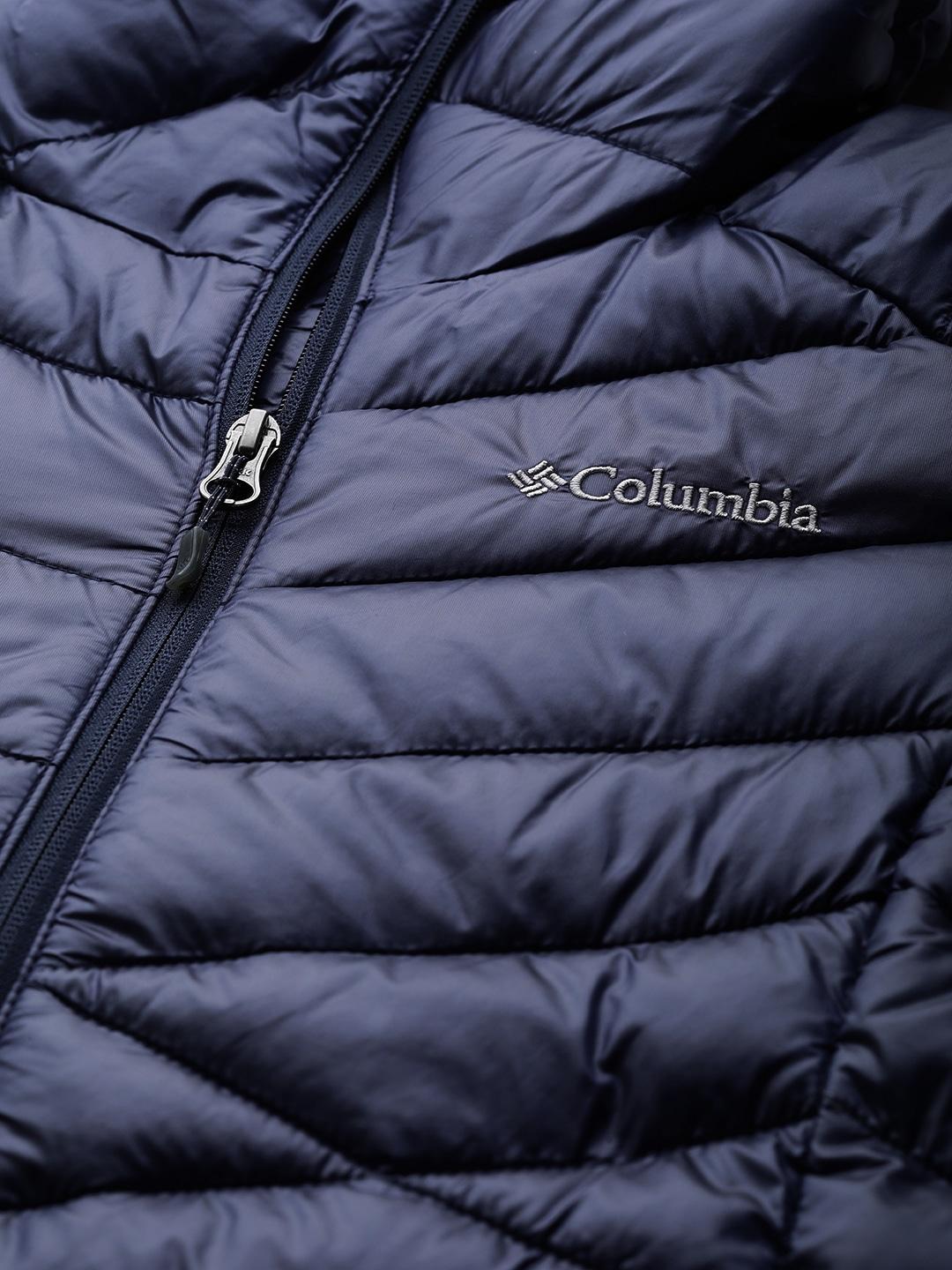 Columbia Women Navy Blue Joy Peak Hooded Jacket - Image 2