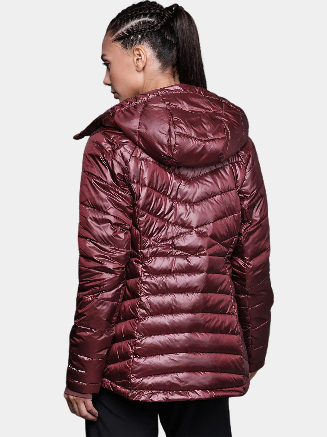 Columbia Women Maroon Joy Peak Hooded Jacket - Image 11