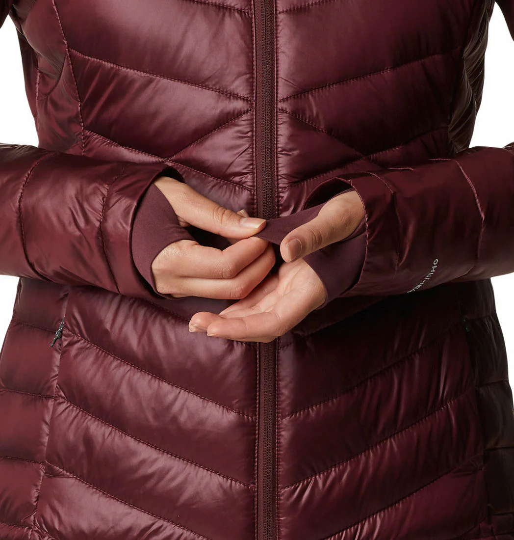 Columbia Women Maroon Joy Peak Hooded Jacket - Image 4