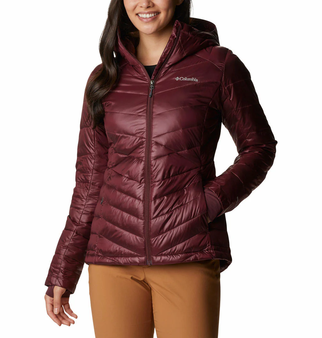 Columbia Women Maroon Joy Peak Hooded Jacket - Image 5