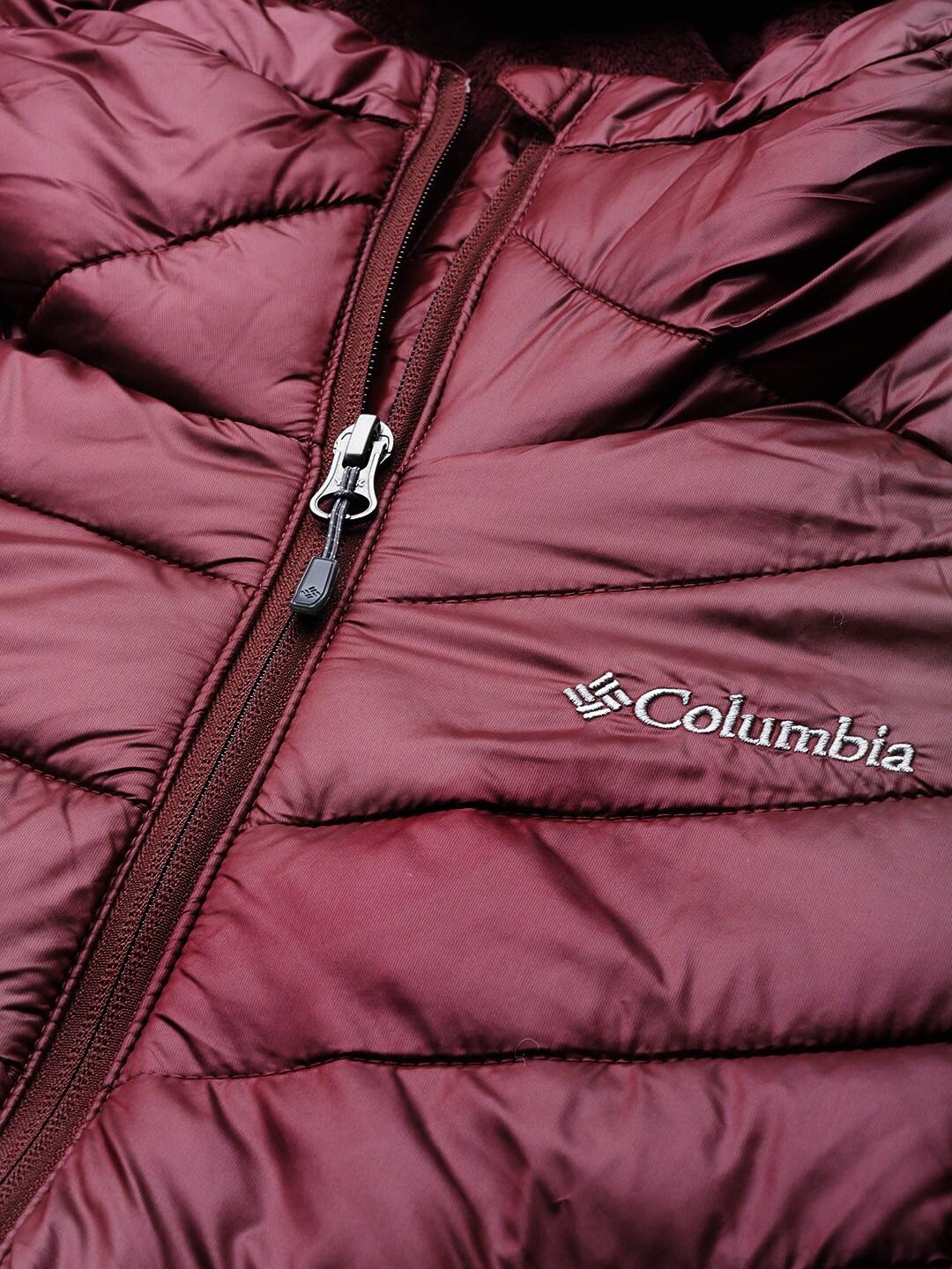 Columbia Women Maroon Joy Peak Hooded Jacket - Image 6