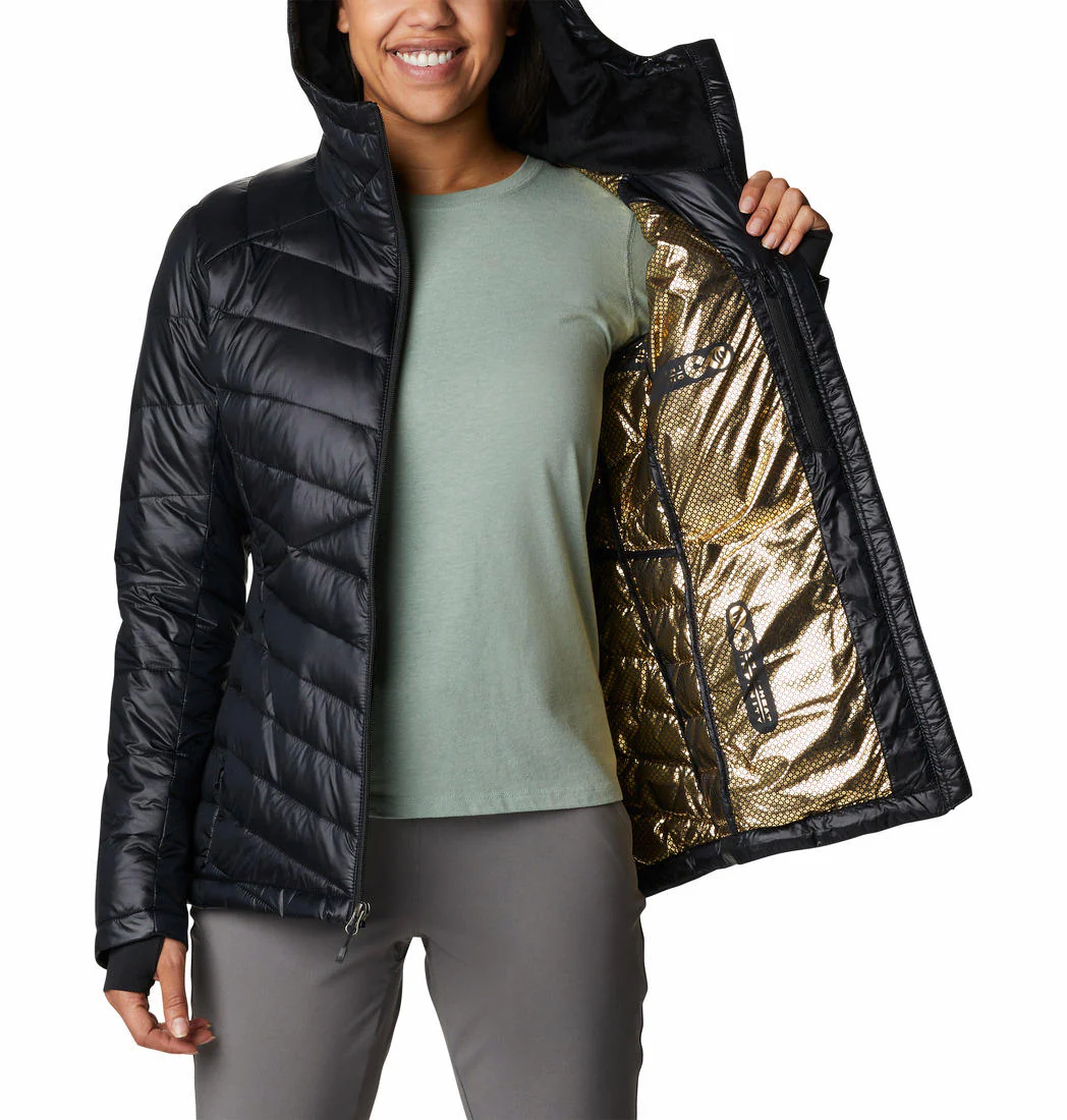 Columbia Women Black Joy Peak Hooded Jacket - Image 4