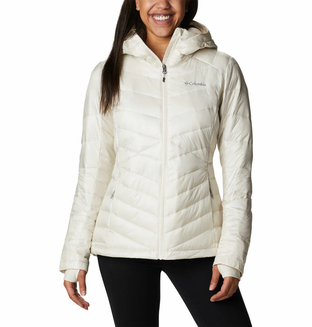 Columbia Women White Joy Peak Hooded Jacket