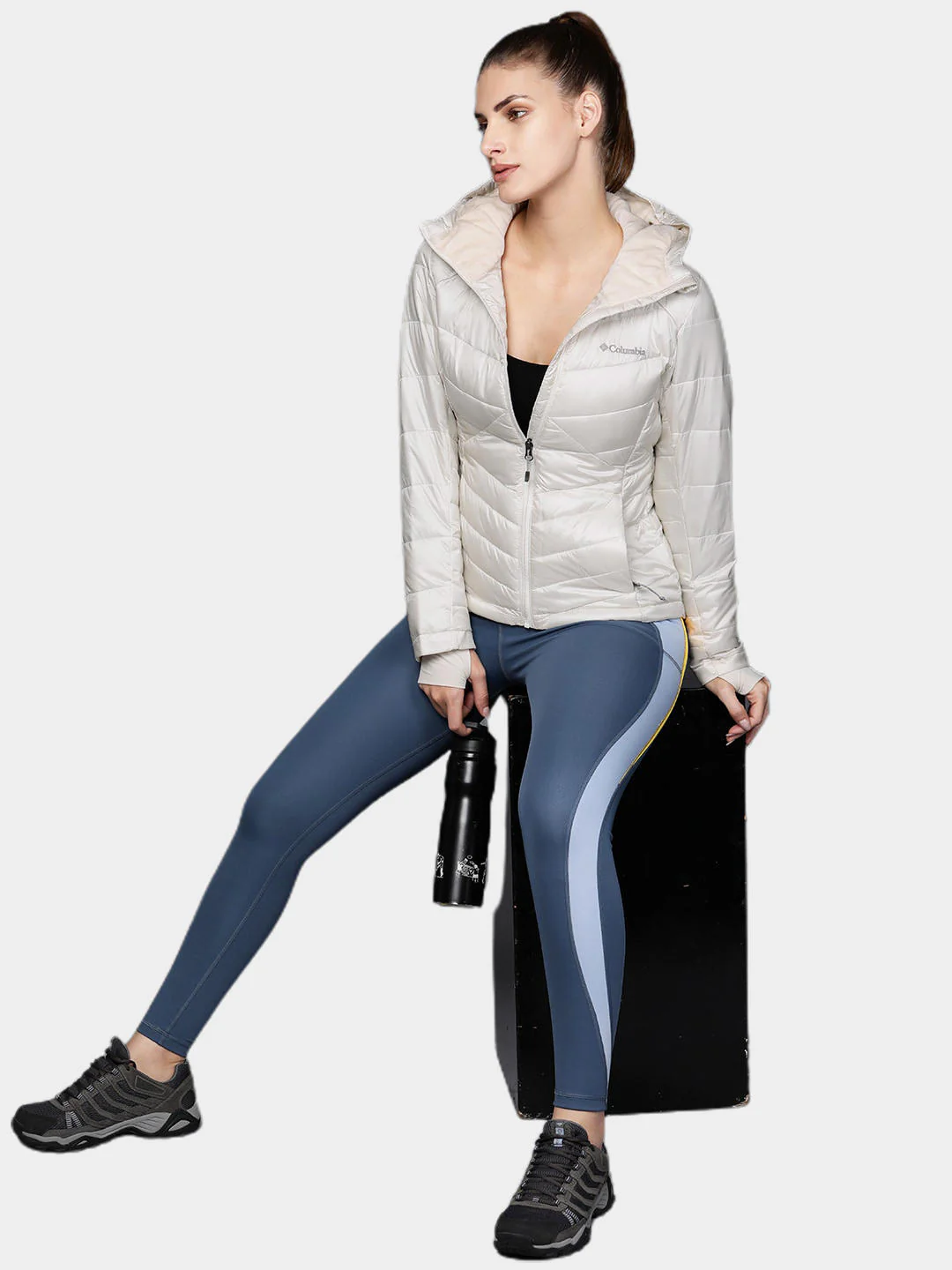 Columbia Women White Joy Peak Hooded Jacket - Image 11