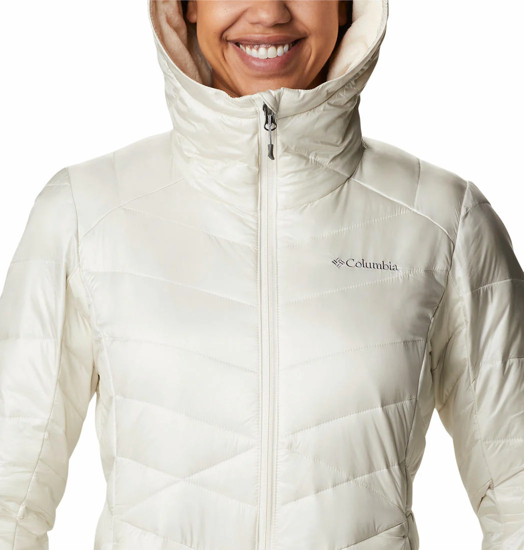 Columbia Women White Joy Peak Hooded Jacket - Image 2