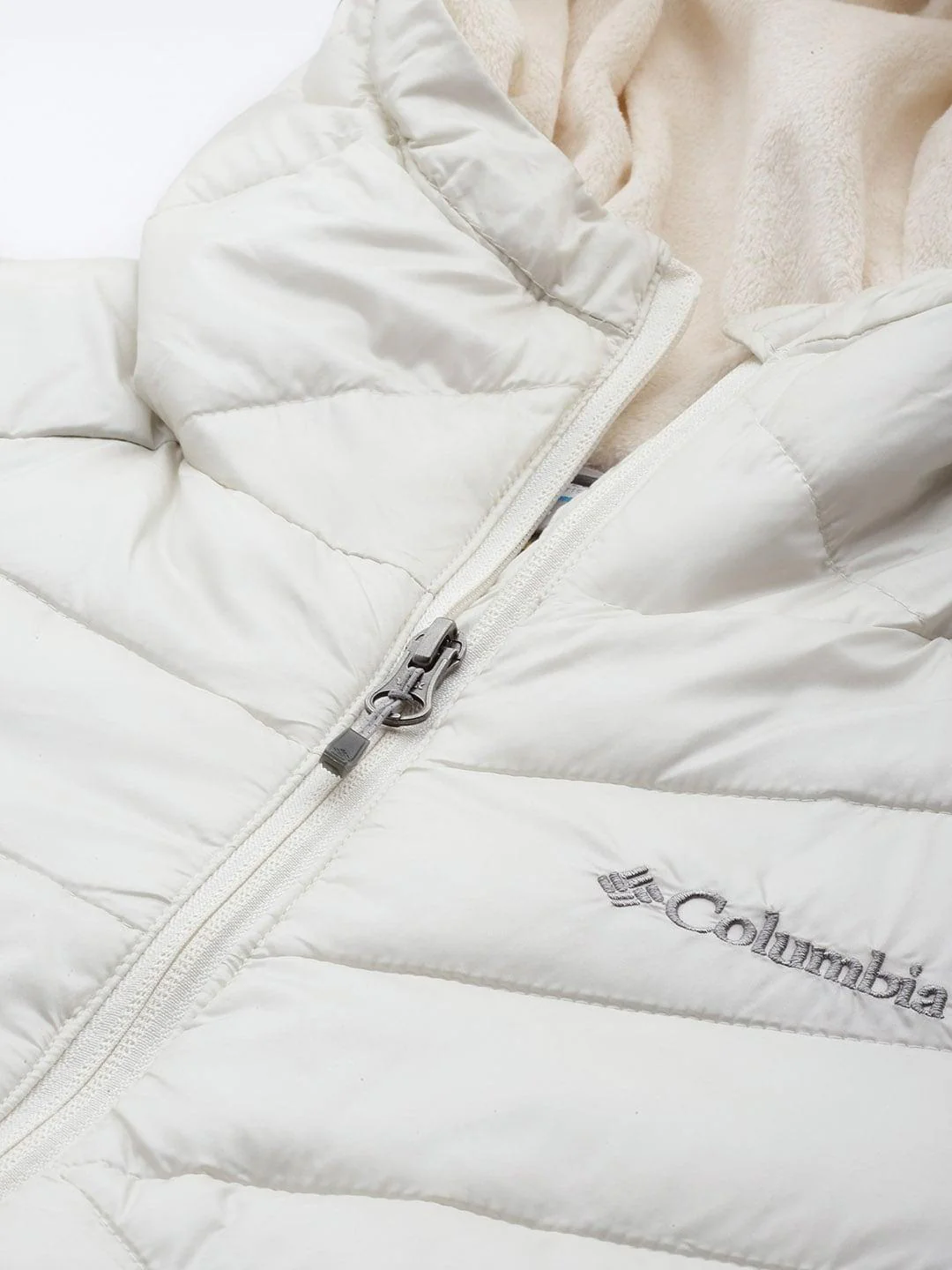 Columbia Women White Joy Peak Hooded Jacket - Image 6