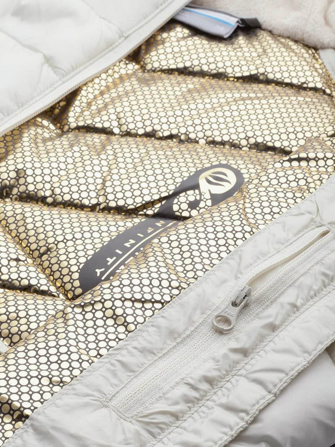 Columbia Women White Joy Peak Hooded Jacket - Image 8