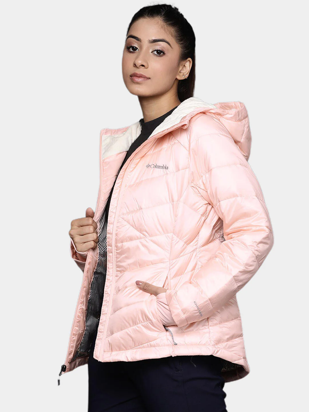 Columbia Women Peach Joy Peak Hooded Jacket - Image 10
