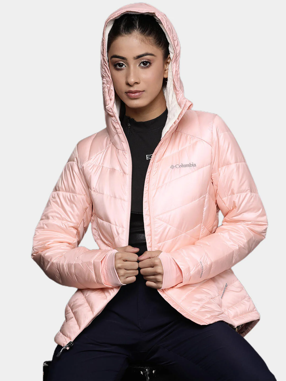 Columbia Women Peach Joy Peak Hooded Jacket - Image 9