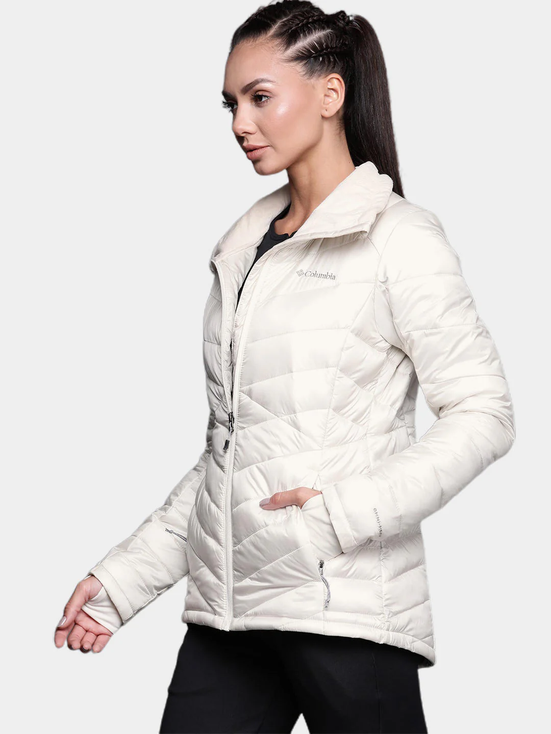 Columbia Women White Joy Peak Jacket - Image 9