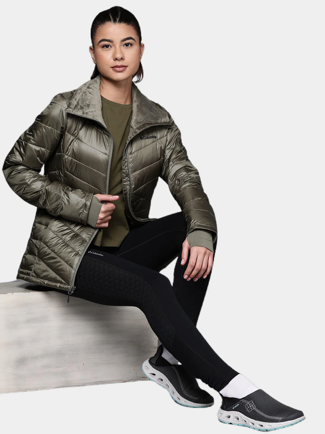 Columbia Women Green Joy Peak Jacket - Image 10