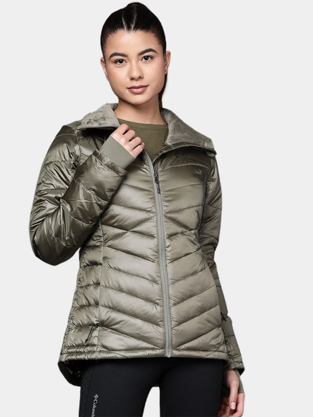Columbia Women Green Joy Peak Jacket - Image 8