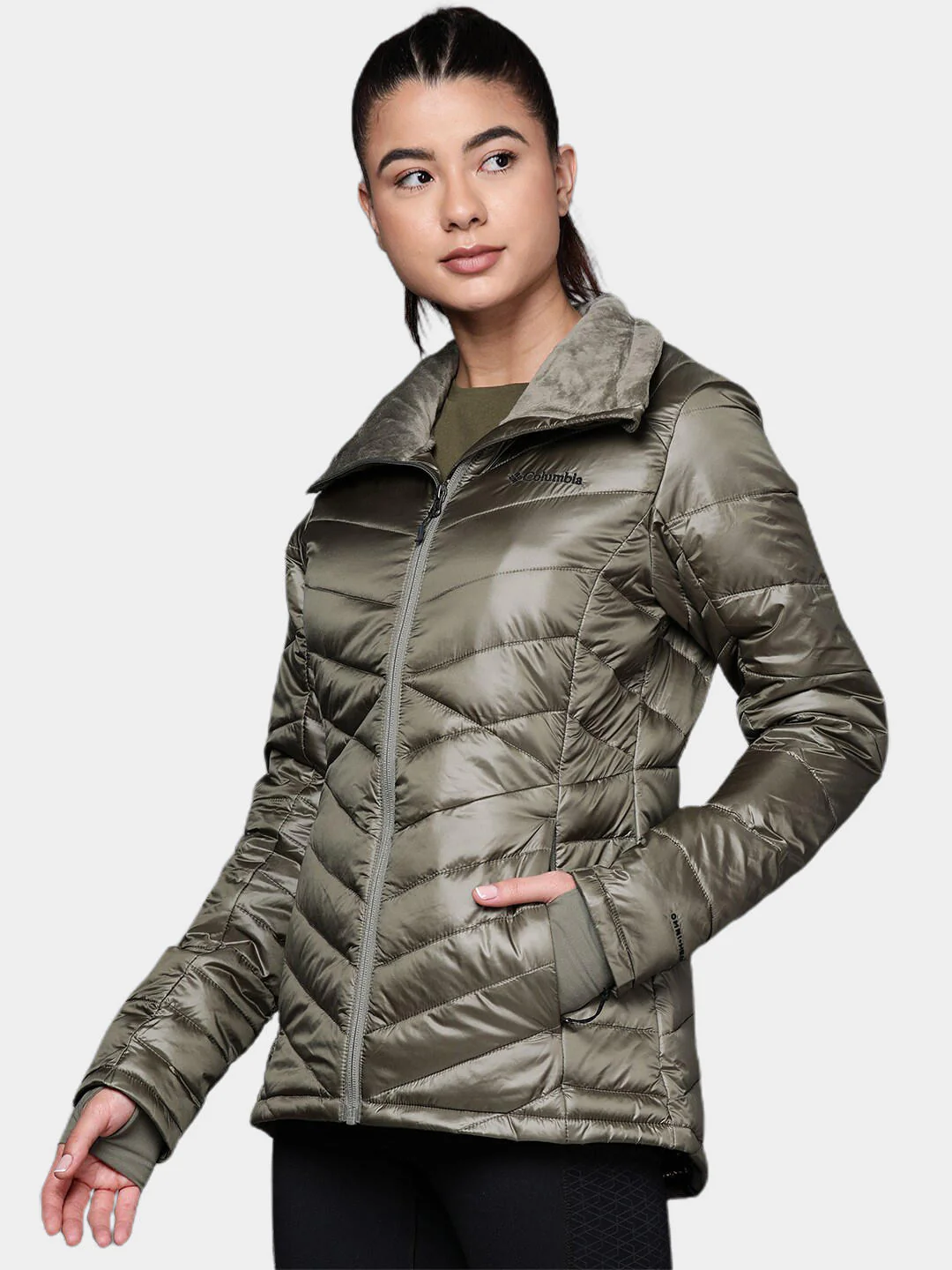 Columbia Women Green Joy Peak Jacket - Image 9
