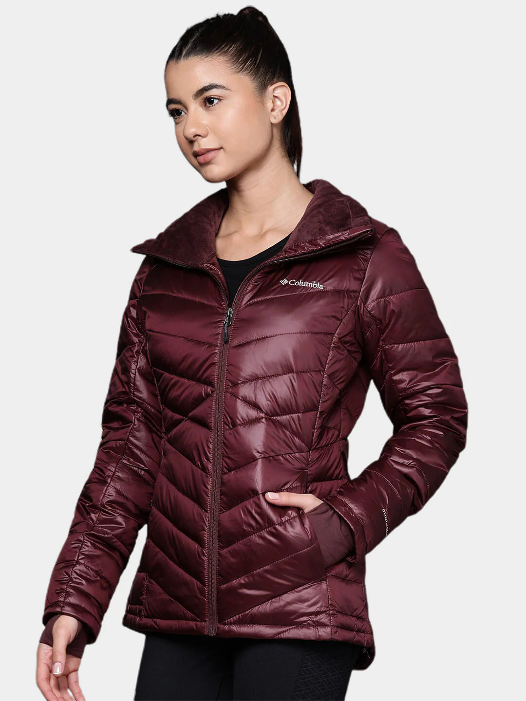 Columbia Women Maroon Joy Peak Jacket - Image 12