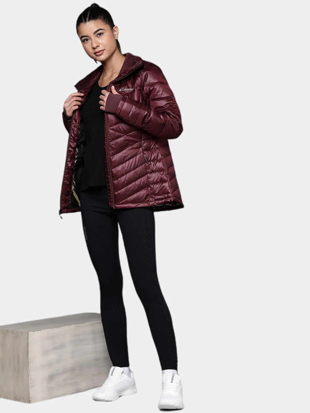 Columbia Women Maroon Joy Peak Jacket - Image 9