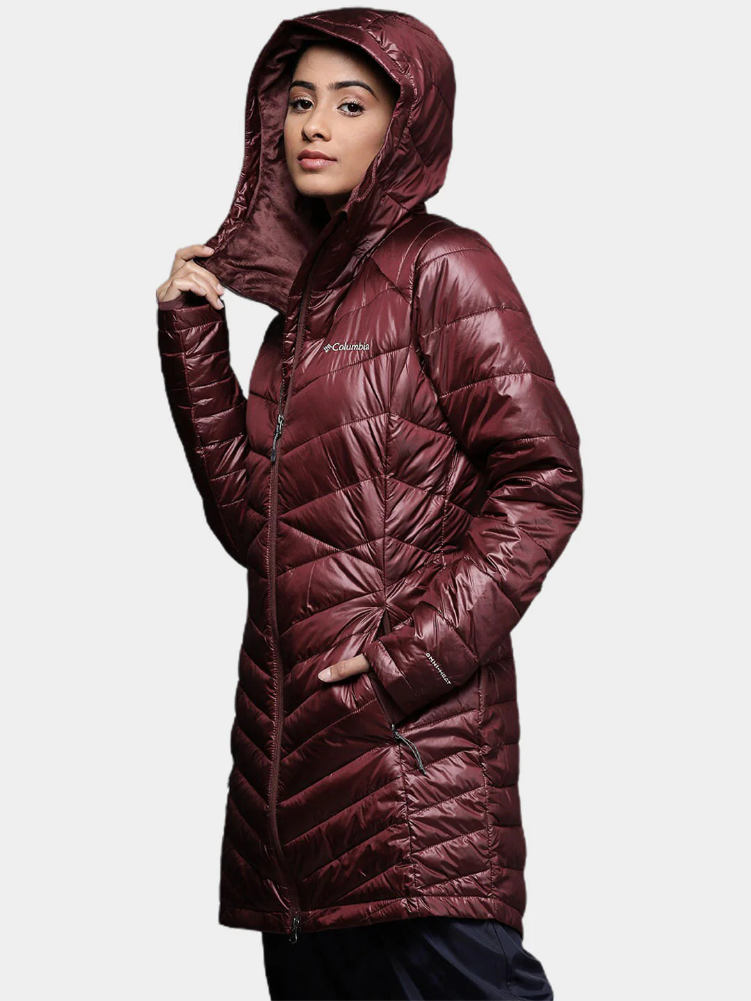 Columbia Women Maroon Joy Peak Mid Jacket - Image 12