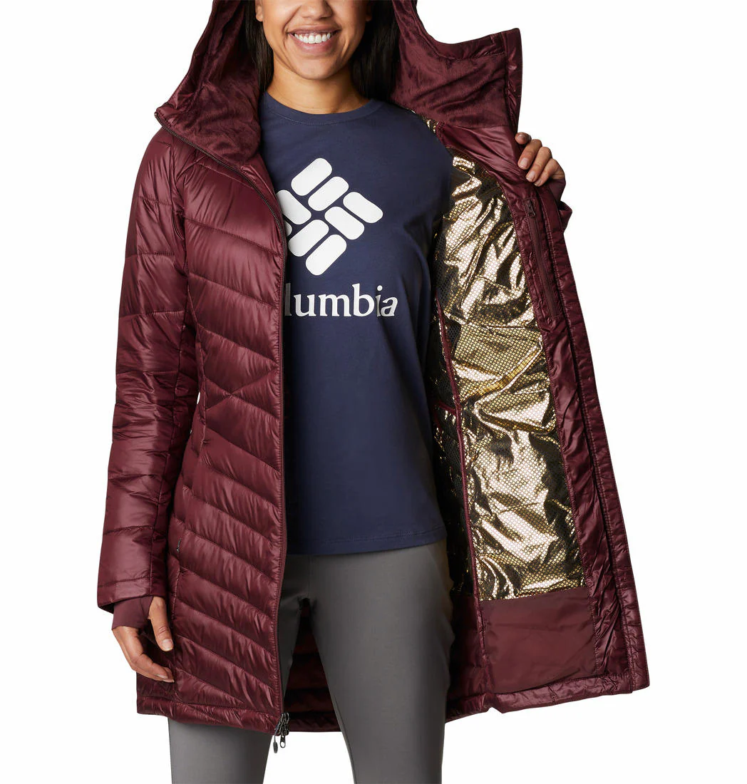 Columbia Women Maroon Joy Peak Mid Jacket - Image 2
