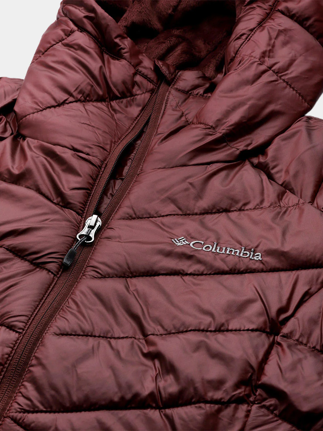 Columbia Women Maroon Joy Peak Mid Jacket - Image 9