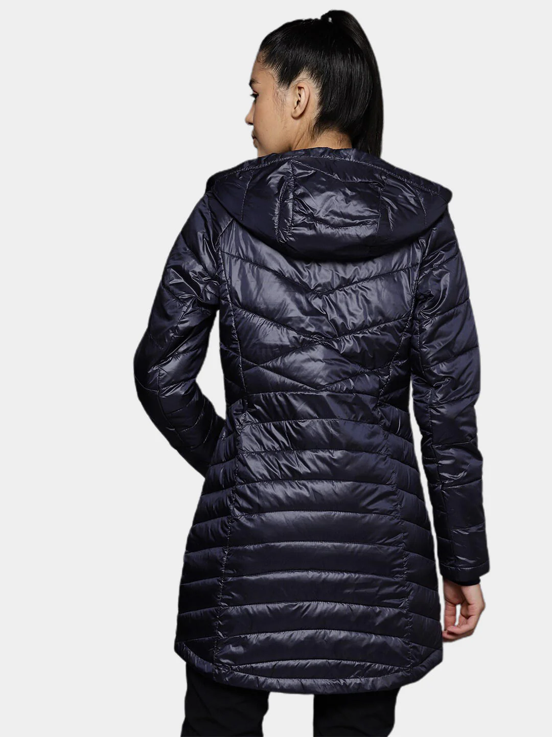 Columbia Women Navy Blue Joy Peak Mid Jacket - Image 10