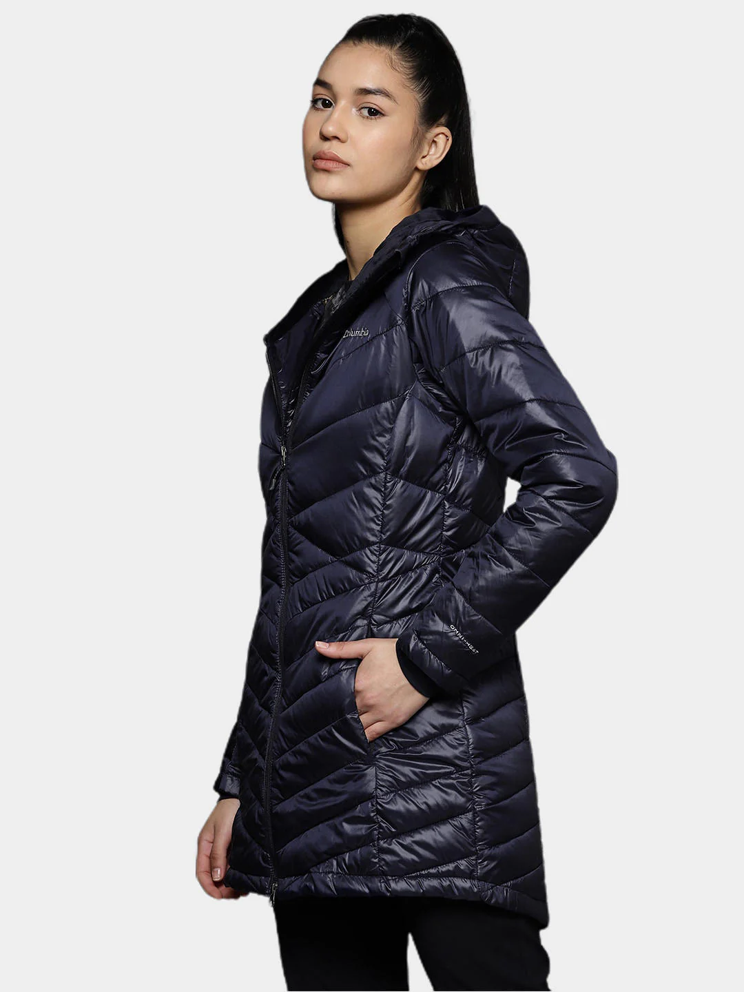 Columbia Women Navy Blue Joy Peak Mid Jacket - Image 11