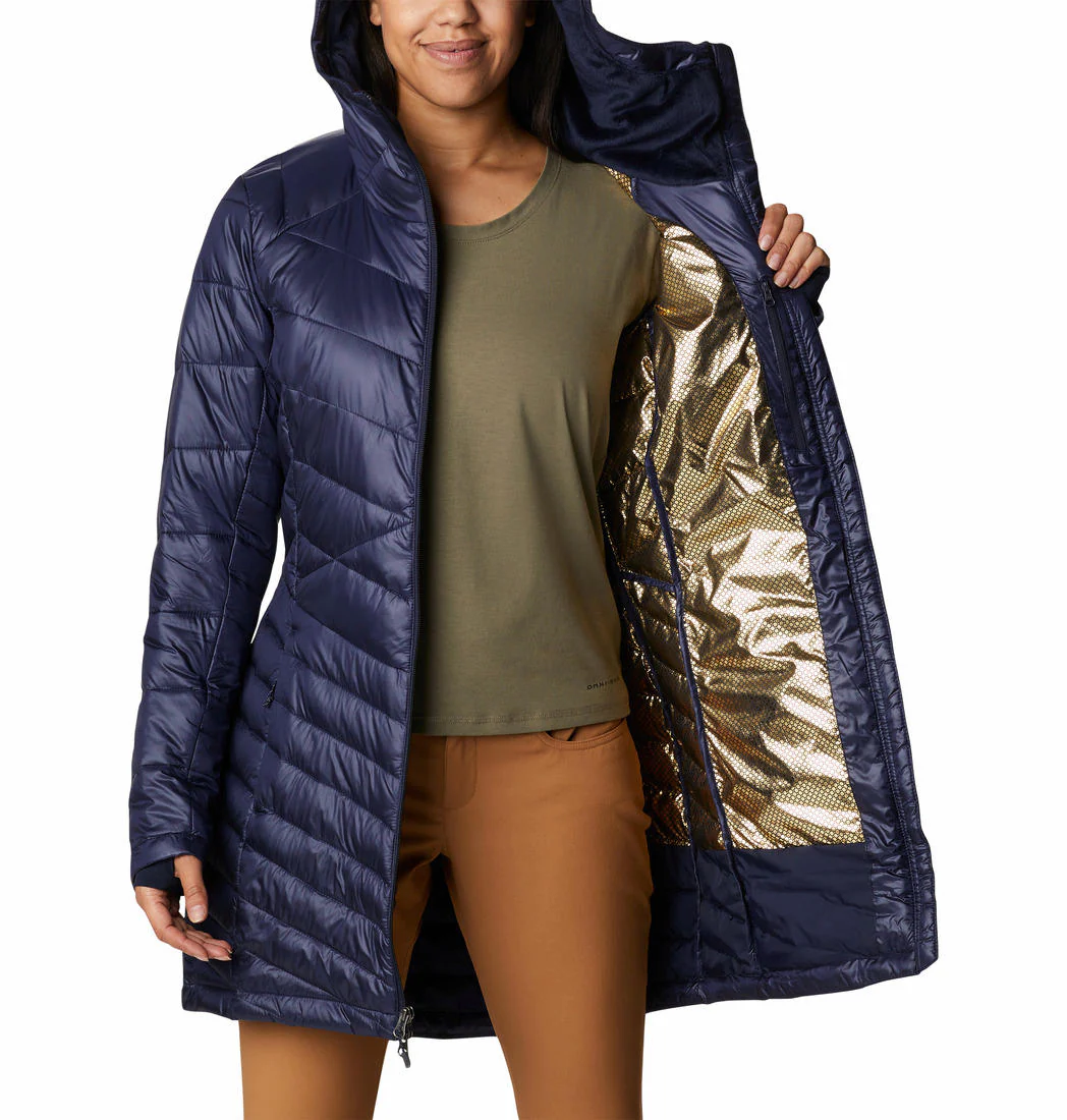 Columbia Women Navy Blue Joy Peak Mid Jacket - Image 4