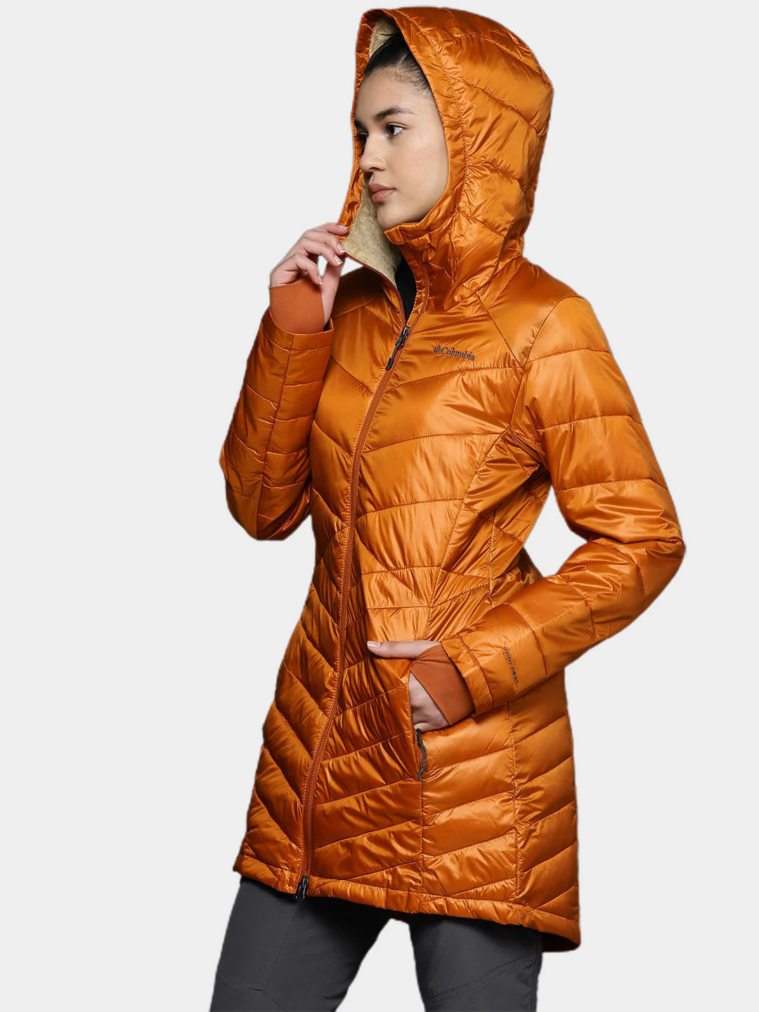 Columbia Women Orange Joy Peak Mid Jacket - Image 10