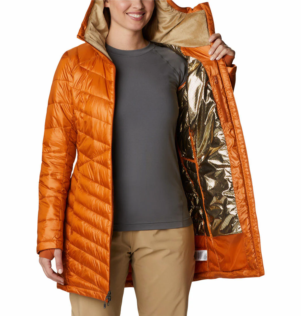 Columbia Women Orange Joy Peak Mid Jacket - Image 2