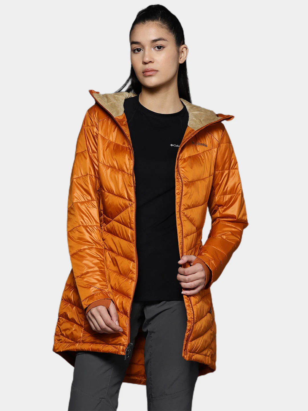 Columbia Women Orange Joy Peak Mid Jacket - Image 9