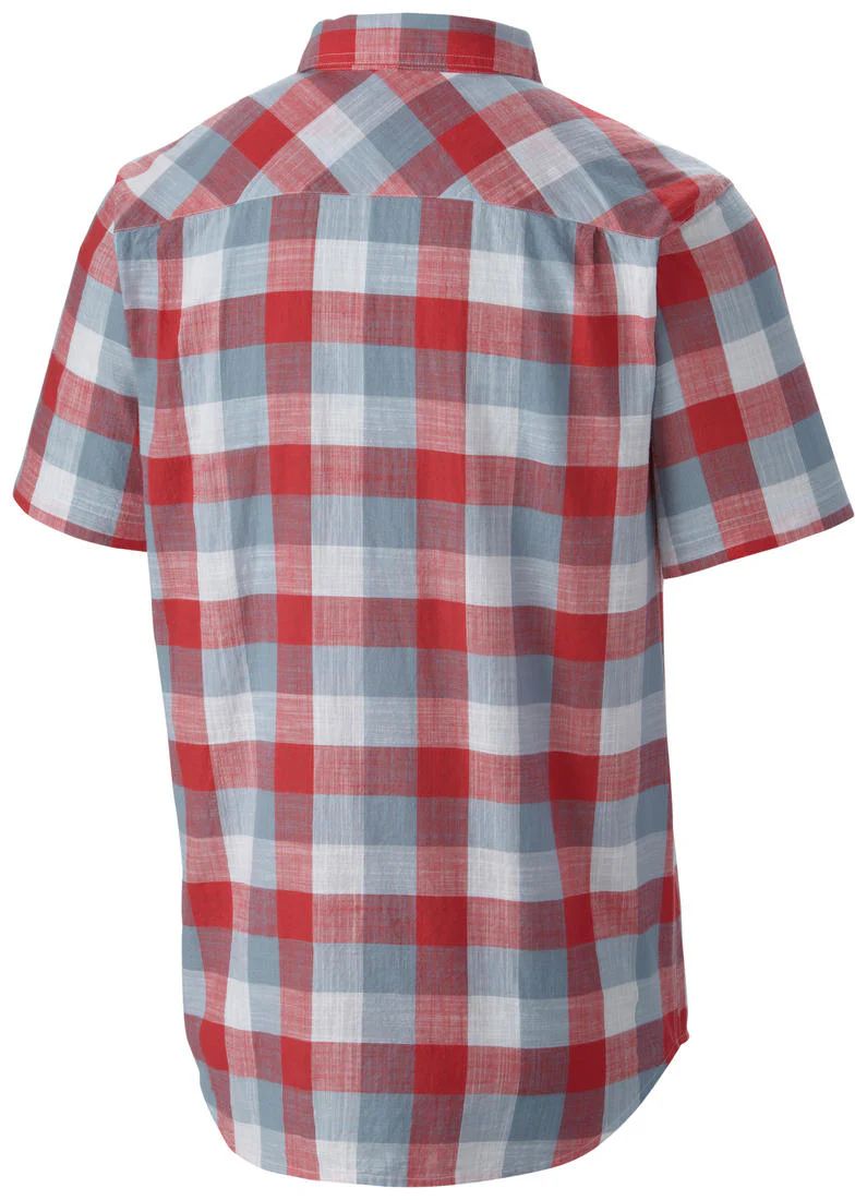 Columbia Men Red Katchor II Short Sleeve Shirt - Image 2